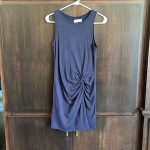 Abercrombie & Fitch Navy Blue Sleeveless Knot Front Dress Small